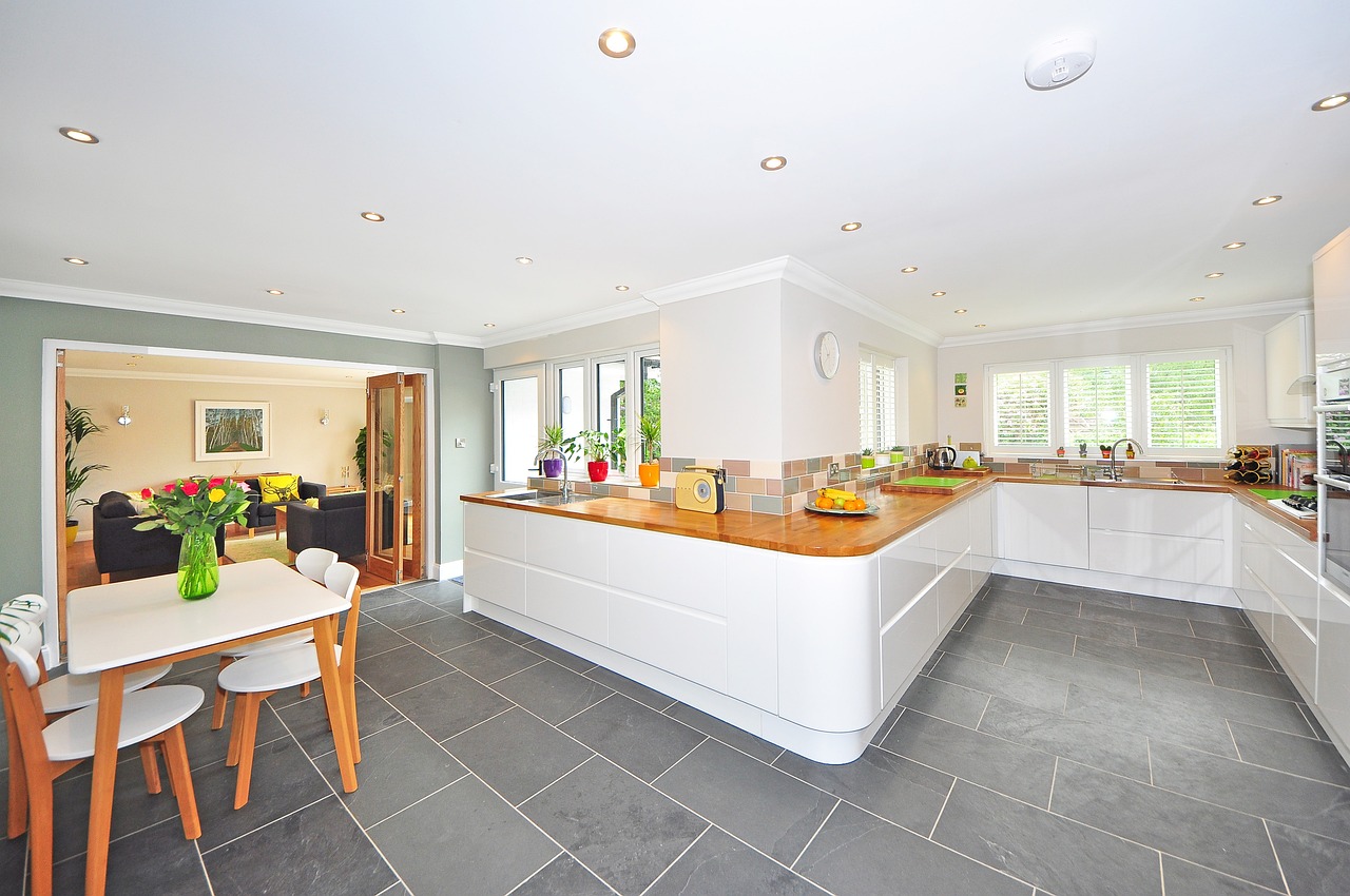 Kitchen Floor Tile Installation